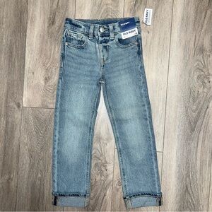 NWT Old Navy Straight Leg Kid Jeans Adjustable Waist Size 5T